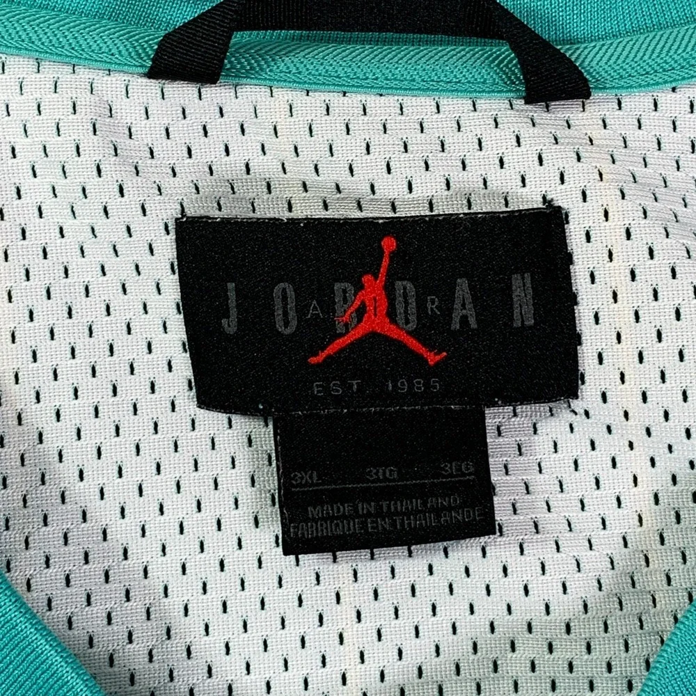 Jordan Teal Green Pinstripe Basketball Jersey and Shorts Set